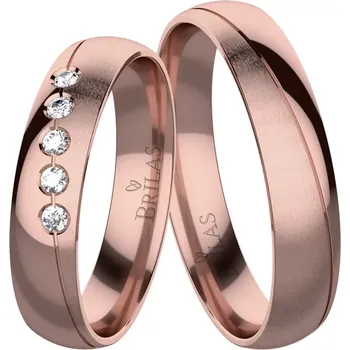 Prsten Bizaku Red - snubní prsteny z červeného zlata