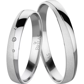 Prsten Mariko White - snubní prsteny z bílého zlata