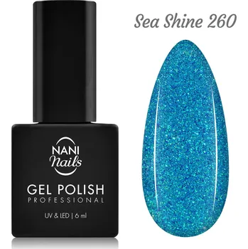 Lak na nehty NANI gel lak 6 ml - Sea Shine
