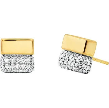 Náušnice Pozlacené stříbrné náušnice Michael Kors MKC1754CZ931 zlatá GLD, vel. ONE SIZE