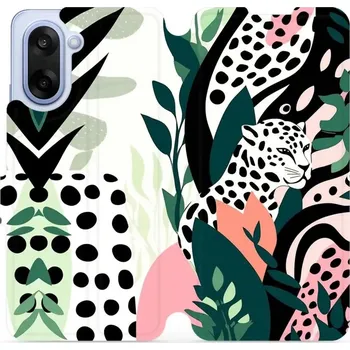 Pouzdro na mobilní telefon Flipové pouzdro Mobiwear - OnePlus Nord CE5 - VP53S Levhart (Knížkové flip pouzdro, obal, kryt na mobil OnePlus Nord CE 5 - VP53S Levhart, materiál Umělá kůže + TPU - ochrana 360°, stojánek, silikonová vanička, magnetické zavírání)