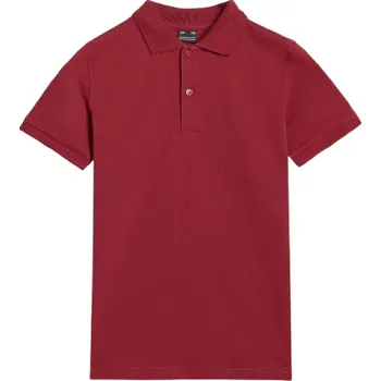 Chlapecké tričko Dětské triko 4F Polo Shirt M614 Dětská velikost: 146 / Barva: červená