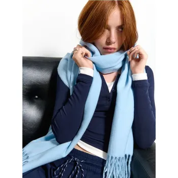 Šála Šála s třásněmi - ONE SIZE - House - bledě modrá - 000HF-05X