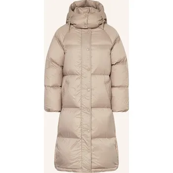 Dámský kabát Gant Dámský Prošívaný Kabát S Odnímatelnou Kapucí, béžová, 42