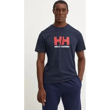 Pánské tričko Bavlněné tričko Helly Hansen HH Logo T-Shirt 2.0 - navy S