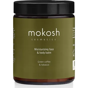 Tělové mléko Hydratační pleťové a tělové mléko Mokosh Zelená káva & Tabák 180 ml 5902729032537 zelená 78X