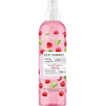 Bielenda Eco Sorbet Malina Tonikum ve spreji hydratační a zklidňující, 200 ml