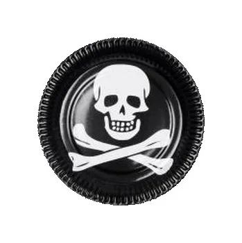 Talerzyki papierowe Piraci Classic 23cm 10szt