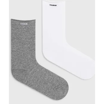 Pánské ponožky Ponožky HUGO 2-pack 50491674 bílá 00X, vel. 35-38