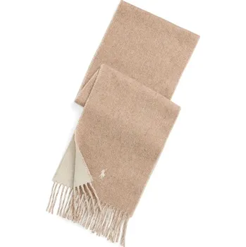 Šála Šála s přídavkem vlny Polo Ralph Lauren černá barva, 449959334 12X, vel. ONE SIZE