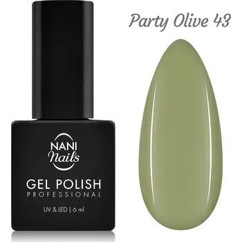 Lak na nehty NANI gel lak 6 ml - Party Olive