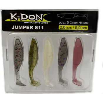 Umělá nástraha Cormoran gumová nástraha JUMPER S11 5cm natural