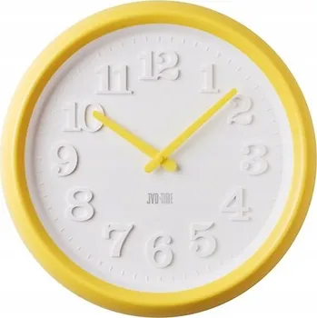 Hodiny NÁSTĚNNÉ HODINY JVD H102.3 PŘEHLEDNÉ RŮŽOVÉ