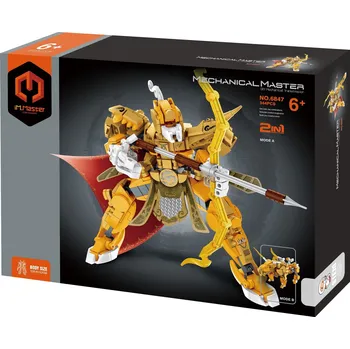 ostatní stavebnice iM.Master Stavebnice Mechanický bojový robot 2v1 žlutý 344 dílků
