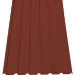 Satjam Trapezový plech SAT 18 polyester 0,5 červenohnědá RAL3009 - 4000mm