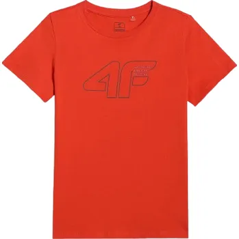 Dětské triko 4F Tshirt M2417 Dětská velikost: 152 / Barva: červená