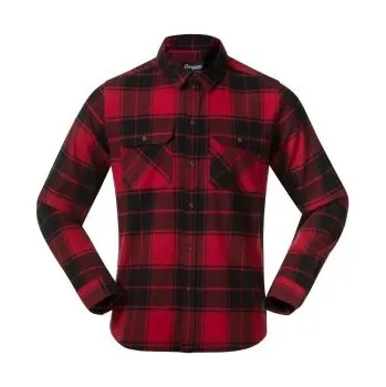 Bergans Pánská flanelová košile Bergans Nordmarka Red