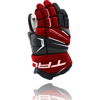 Hokejové rukavice Rukavice True Catalyst 9X5 JR, černá-červená, Junior, 12" True