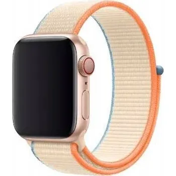 Řemínek na hodinky Řemínek Bestphone pro Apple, béžový