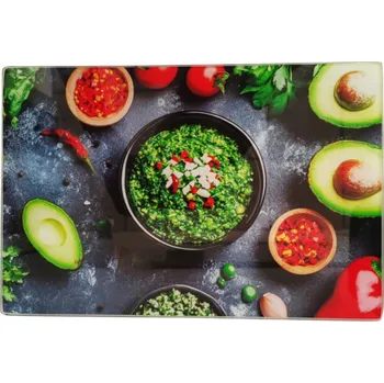 Kuchyňské prkénko Krájecí deska Festa Italia sklo 1 ks