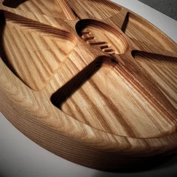 Wooden Mooden Dřevěný servírovací tác Komfort Materiál: Jasan