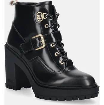 Dámské kozačky Nízké kozačky Liu Jo RUBY 03 dámské, černá barva, na podpatku, SF5071PX11222222 99X, EUR 40