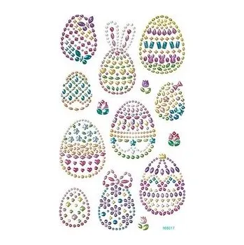 Set školních potřeb Naklejki z kryształkami Jajka 14szt