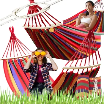 Zahradní houpačka Real Home Zahradní houpací síť Double Swing XXL 250x150