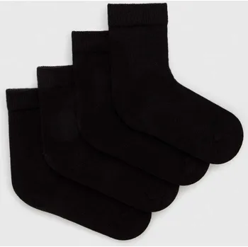Dětské ponožky United Colors of Benetton 4-pack černá barva 6GRD07028.G.CONTINUATIV 99X, vel. 20/24