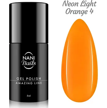 Lak na nehty NANI gel lak Amazing Line 5 ml - Neon Light Orange
