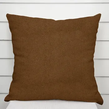 Povlak na polštářek Povlak na polštář/imitace broušené kůže Alcantara ALC-017 Hnědý rezavý 50 x 50 cm