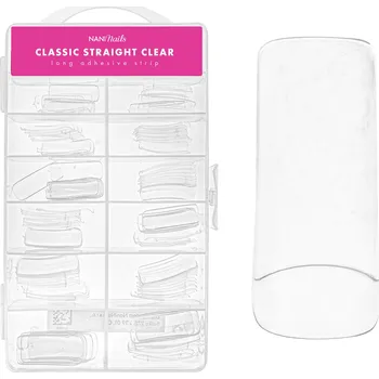NANI tipy v boxu, 120 ks, 10 vel. - Clear, dlouhá lep. plocha