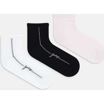 Pánské ponožky Ponožky Guess 3-pack dámské, černá barva, O4YG06 KBZU0 O4YG06.KBZU0 30C, vel. 39-42