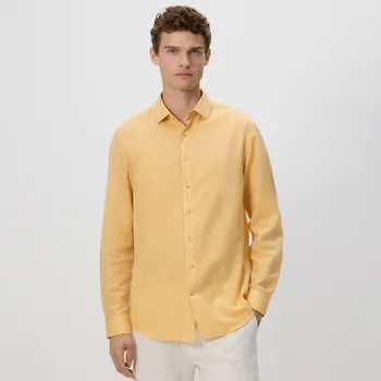 Pánská košile Reserved - Košile regular fit z egyptské bavlny - žlutá - 127GT-11X - 127GT-11X-XL