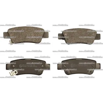 Brzdová destička Starline Sada brzdových destiček BD S545