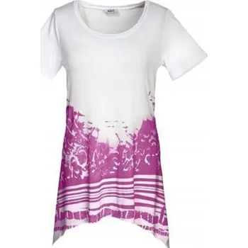 Dámská halenka Bonprix halenka s krátkým rukávem střih asymetrická velikost 36