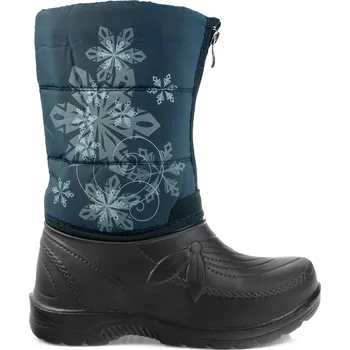 Dámská zimní obuv Dámské zimní zateplené boty Sněhule Tmavě modré velikost 41