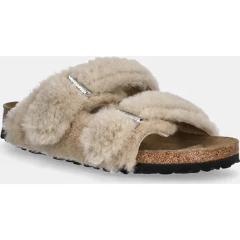 Dámská obuv Pantofle Birkenstock Arizona Shearling Upper 1030275 béžová 08X, EUR 36