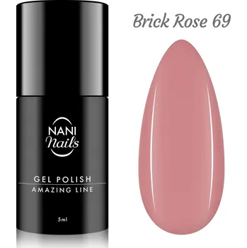 Lak na nehty NANI gel lak Amazing Line 5 ml - Brick Rose