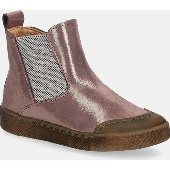 Dívčí tenisky Dětské kožené kotníkové boty Froddo ROSARIO CHELYS růžová barva, G2160080 G2160080.23.24 30X, EUR 23