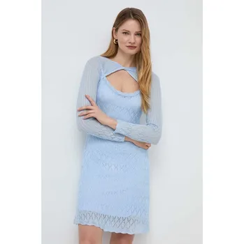 Dámské šaty Šaty Guess KELLIE W4GK72.R2OH0 modrá 50X, vel. XS