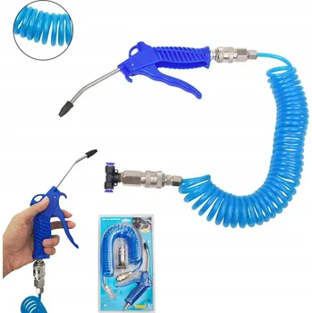 Příslušenství ke kompresoru SADA PISTOLE NA VZDUCH S RYCHLOSPOJKAMI 5M A T-ROZDĚLOVAČ T