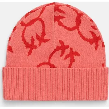 Čepice Čepice z vlněné směsi Pinko růžová barva, z tenké pleteniny, 101503 A21S 101503.A21S 42X, vel. ONE SIZE