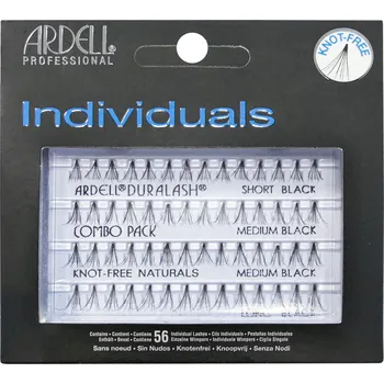 Umělé řasy Ardell trsové řasy black - Knot Free 56 ks