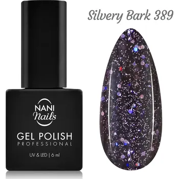 Lak na nehty NANI gel lak 6 ml - Silvery Bark