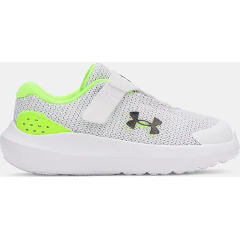 Chlapecké tenisky Chlapecké boty Under Armour UA BINF Surge 4 AC-WHT 3027105-102 Bílá 9K