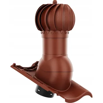 Vrták Větrací komín OTOČNÝ kulový fi150 ROBEN MILANO MĚDĚNÁ ANGOBA