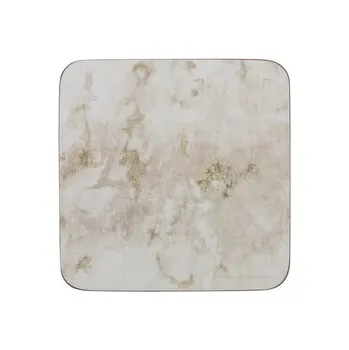 Podtácek Korkové podložky pod skleničky Grey Marble