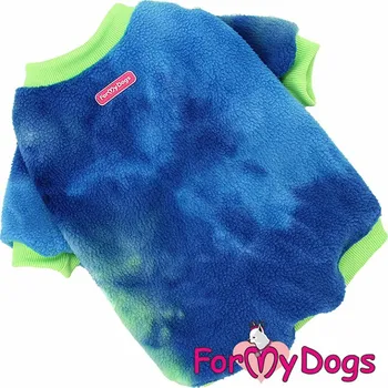 Obleček pro psa FOR MY DOGS Tričko BLUE GREEN FLEECE, modré Velikost: 12/S