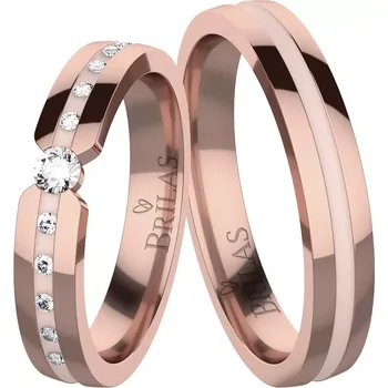 Prsten Rabia Red - snubní prsteny z červeného zlata